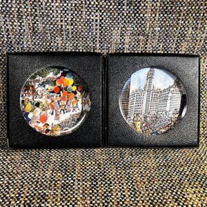 Franklin Mc Mahon Chicago Collection Plates 1973